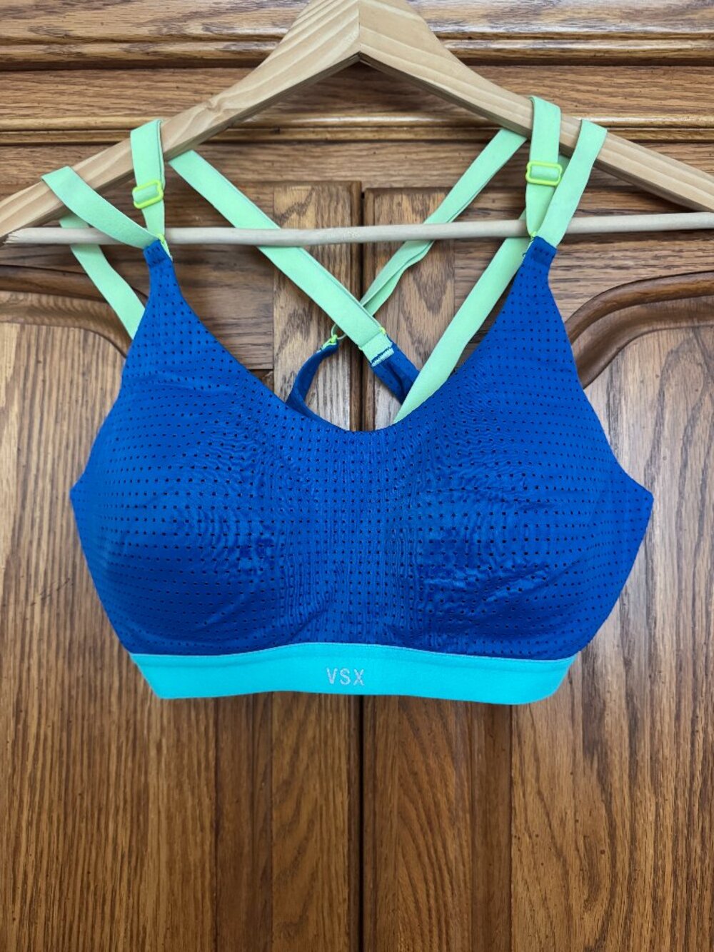 VSX Women’s Blue & Mint Green Sports Bra